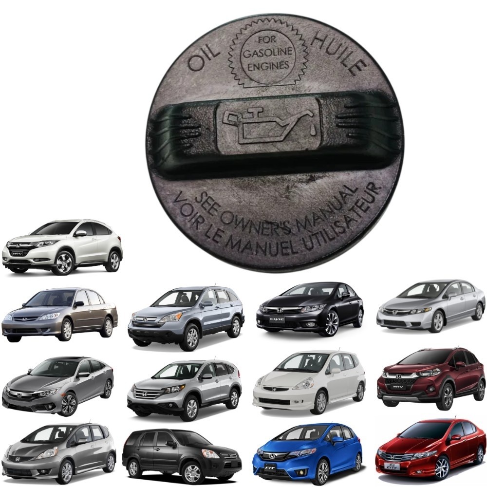 Tampa óleo motor Honda civic fit city hrv crv 2001 2021