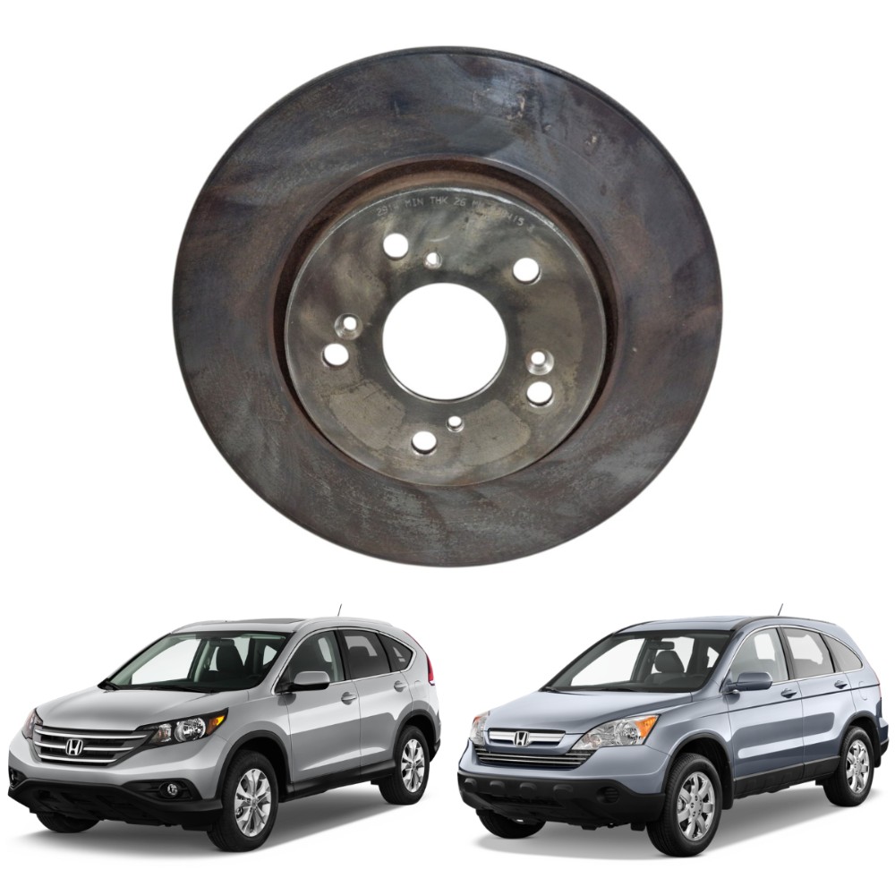 Disco freio dianteiro Honda crv 2007 2016