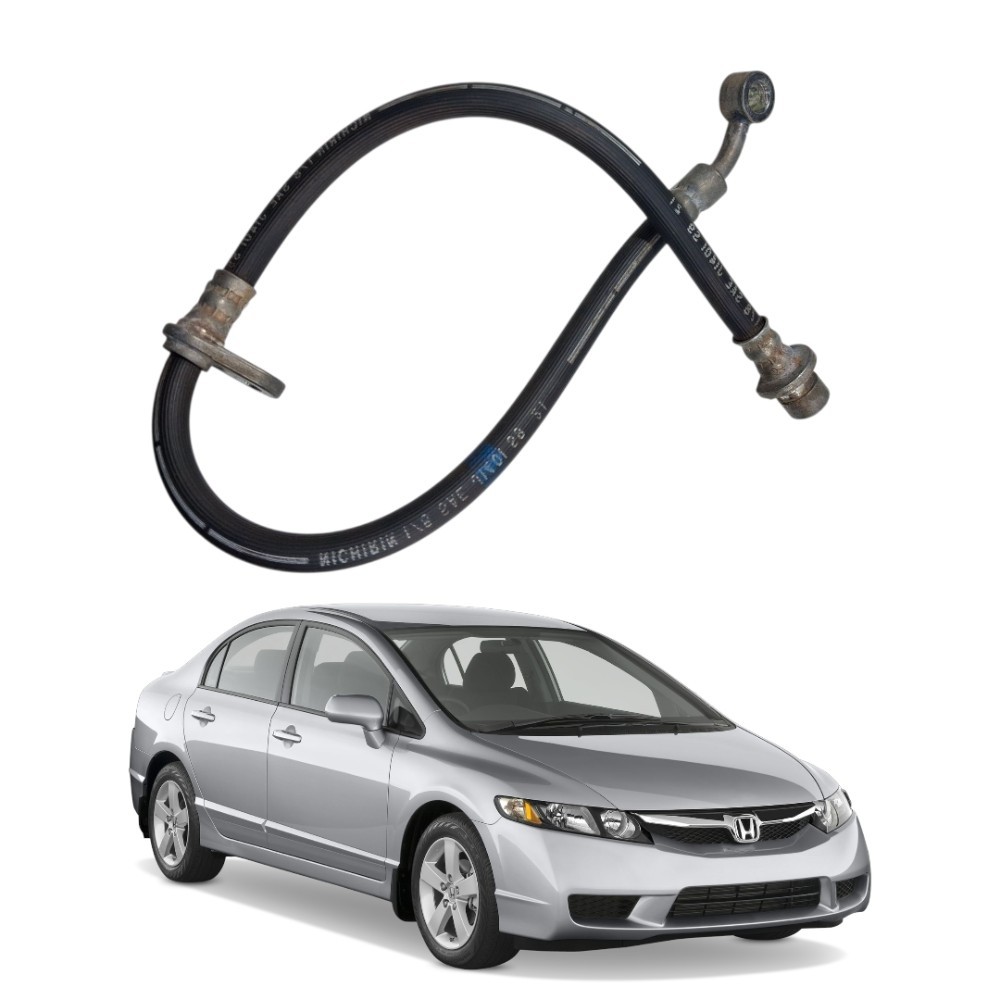 Flexivel freio dianteiro esquerdo honda civic 2007 48013