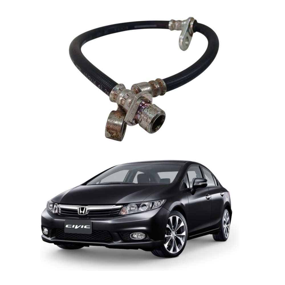 Flexível Freio traseiro esquerdo honda civic 2012 2016