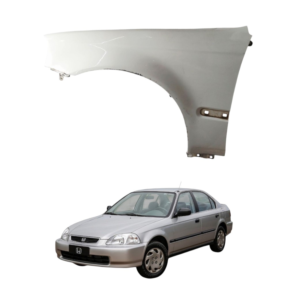 Paralama dianteiro esquerdo honda civic 1996 2000