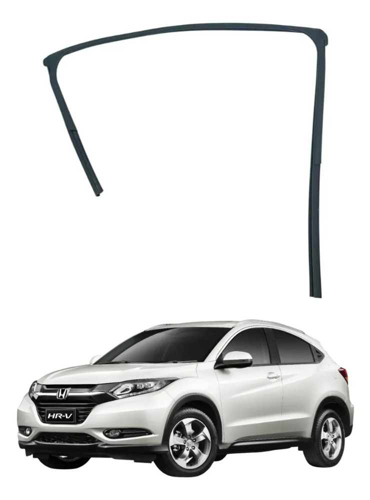 Canaleta vidro porta dianteira esquerda honda hrv 2016 49124