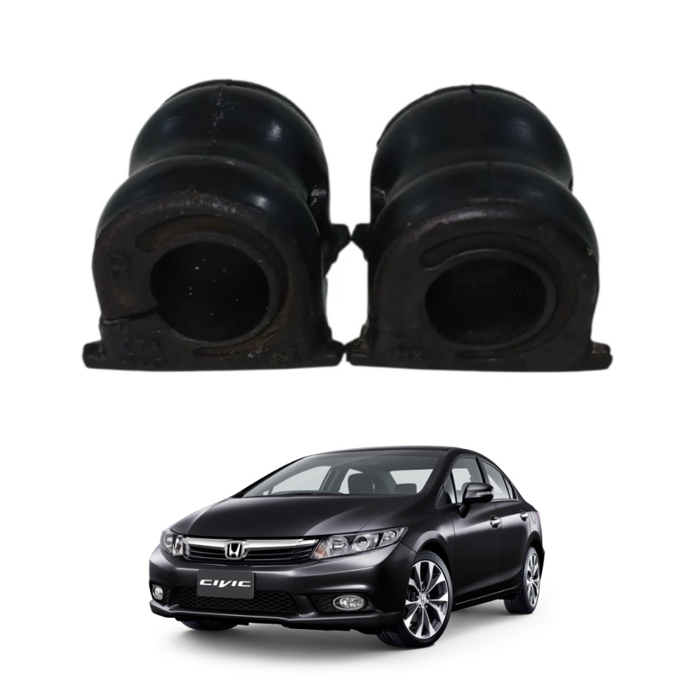 Par bucha barra estabilizadora honda civic 2012 2016