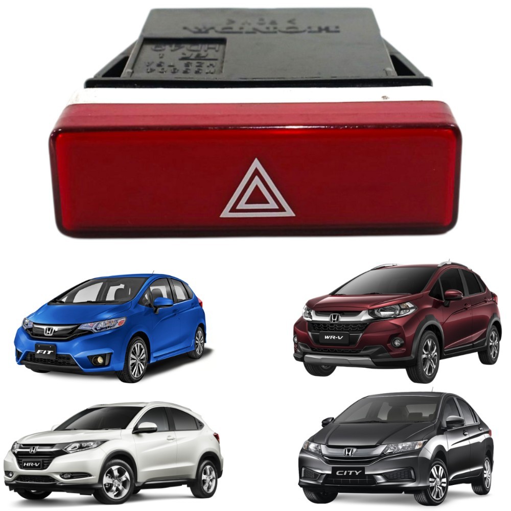 Botão interruptor pisca alerta fit city hrv wrv 2015 a 2021