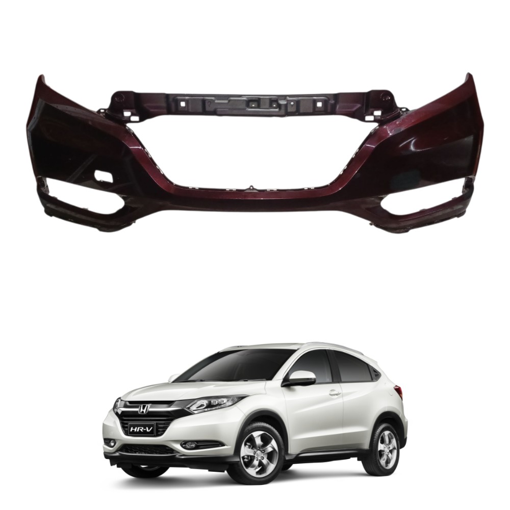 Parachoque dianteiro honda hrv 2016 2021