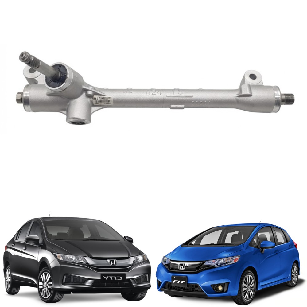 Caixa setor direcao honda fit city 2015 2021 1.5