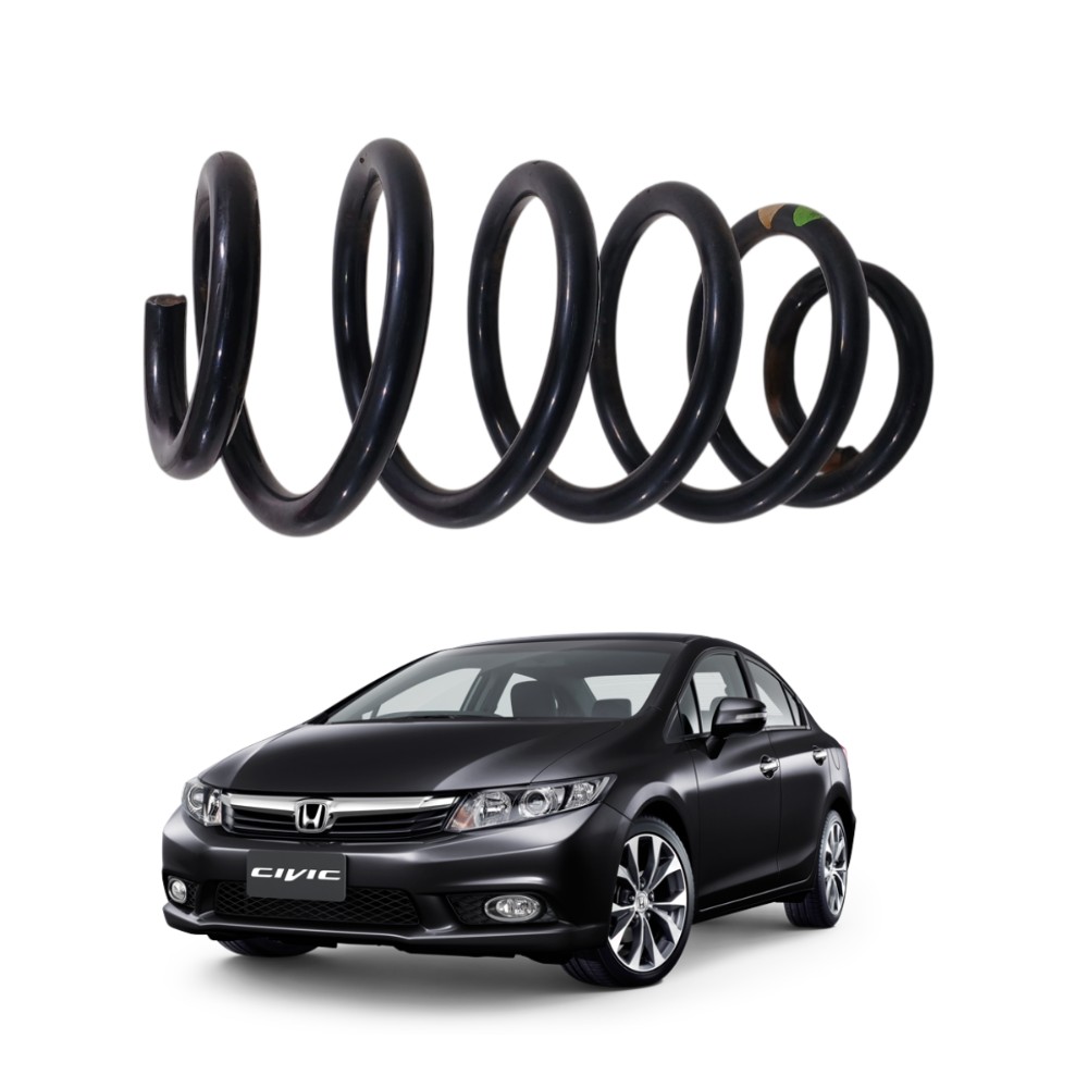 Mola amortecedor traseiro honda civic 2012 2016