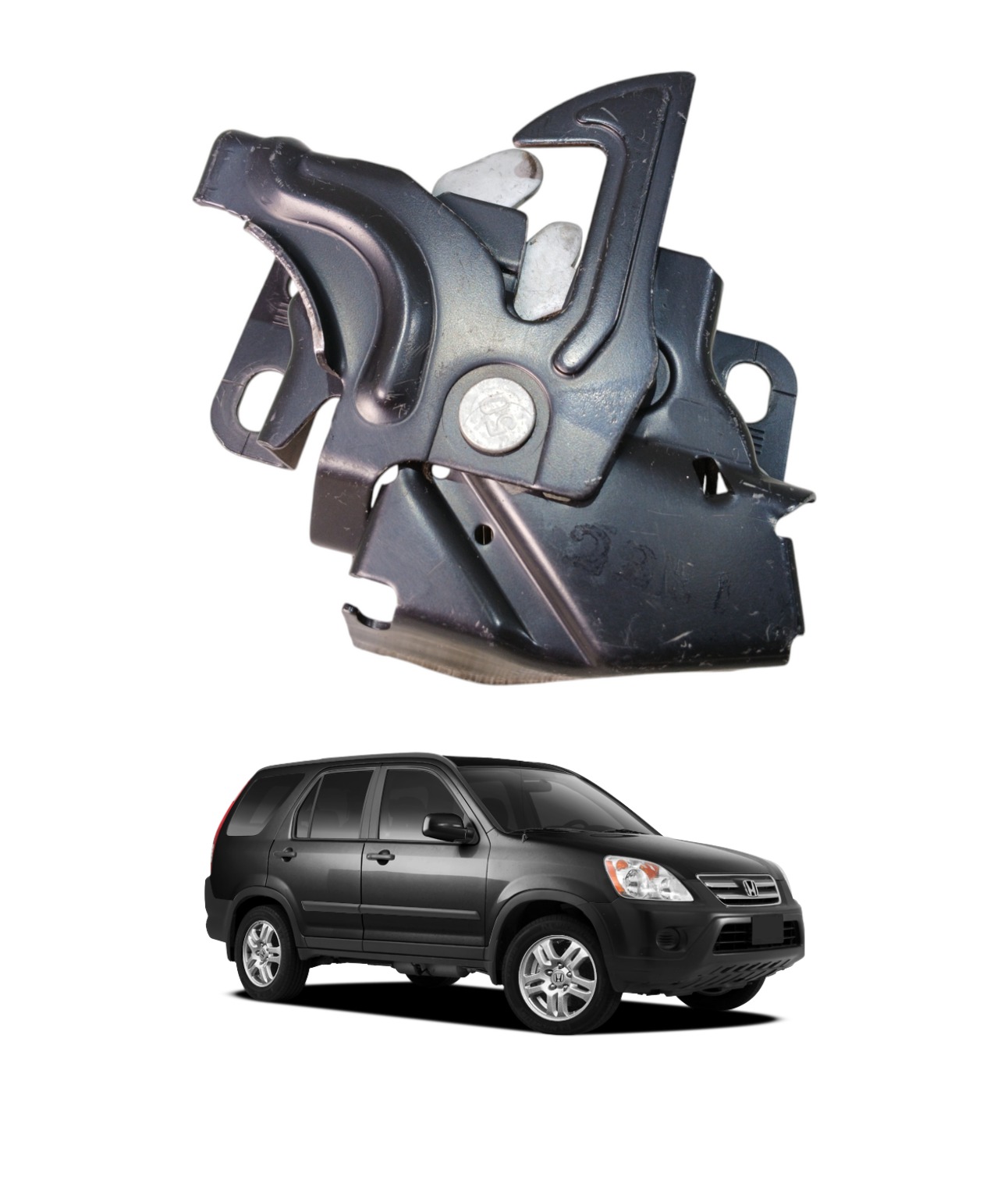 Tranca Fechadura Trava Capô Honda Crv 2.0 2001 A 2006 3737