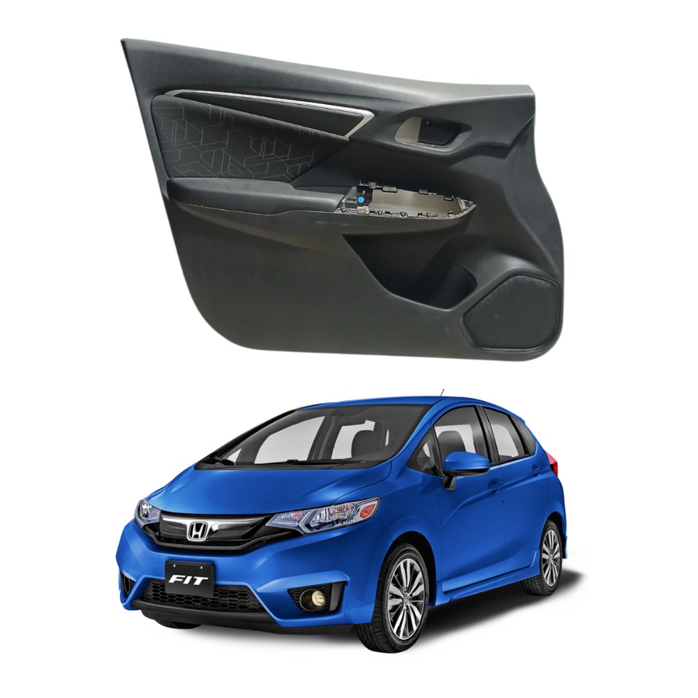 Forro porta dianteiro esquerdo honda fit 2015 2021