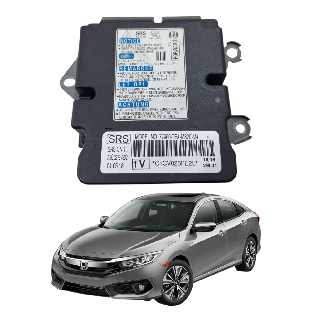 Mdulo airbag honda civic 2017 a 2021Acionado
