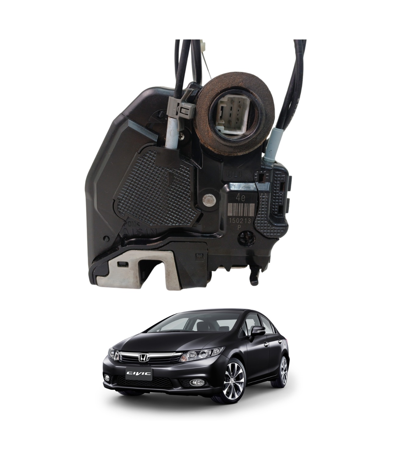 Fechadura Tranca Traseira Esquerda Civic 2012 A 2016 E5508