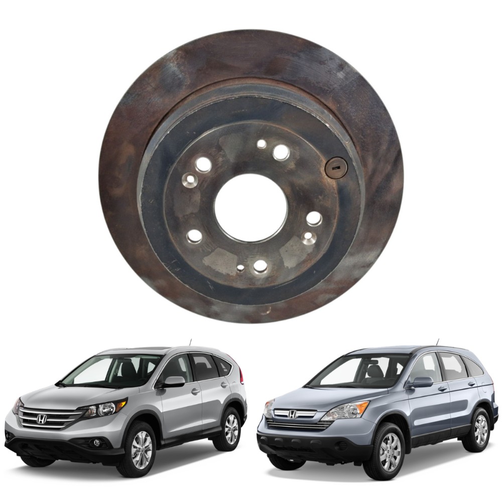 Disco freio traseiro Honda crv 2007 2016