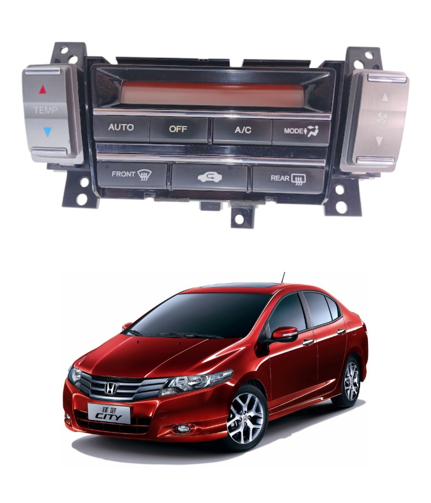 Comando Ar Condicionado Preto Honda City 2009 A 2014