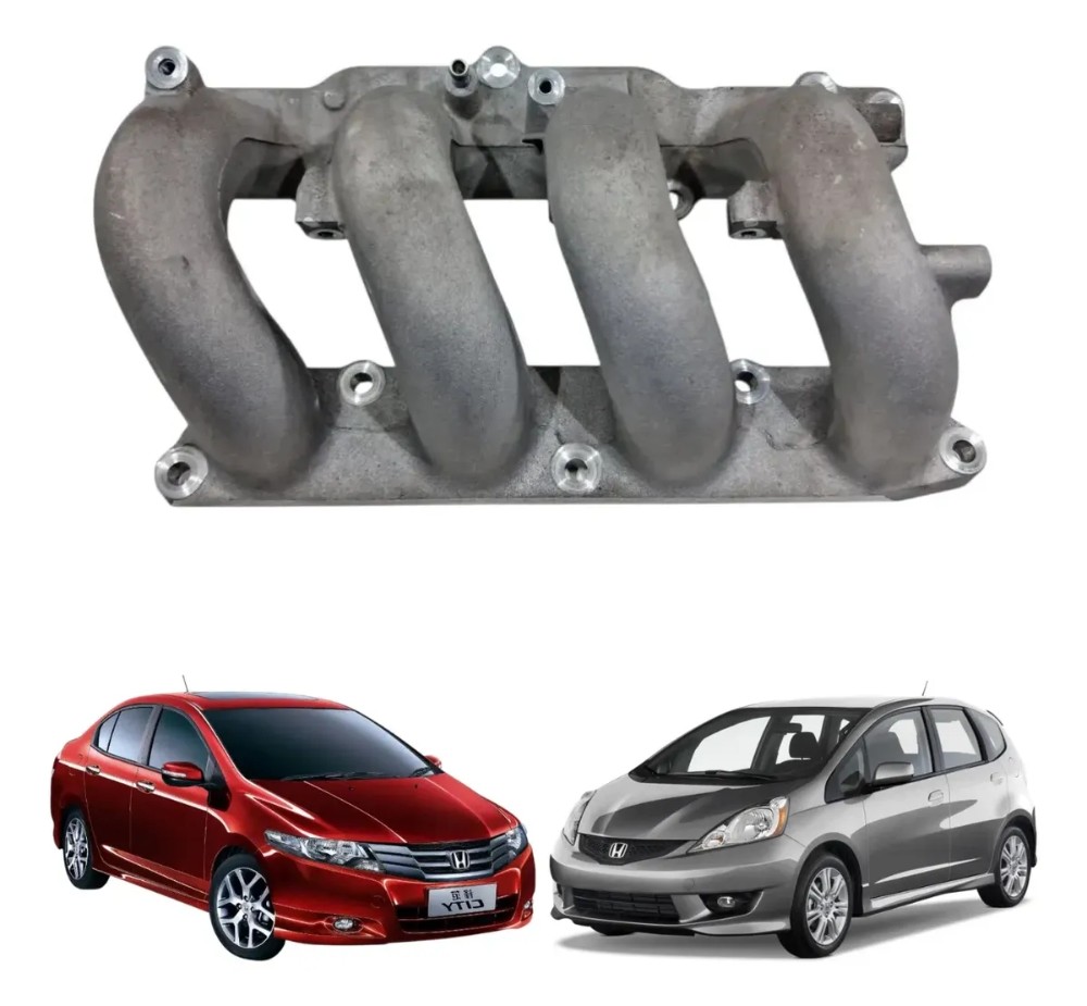 Coletor admissao escape honda city fit 2009 2014 51097