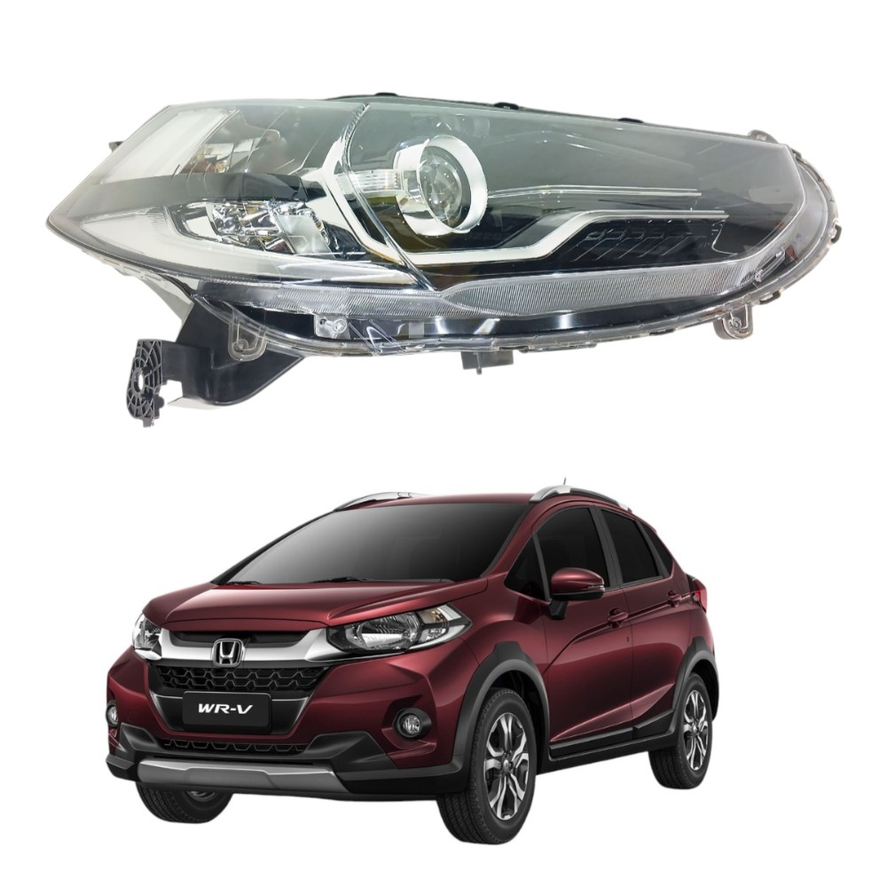 Farol dianteiro direito honda wrv 2017 2021