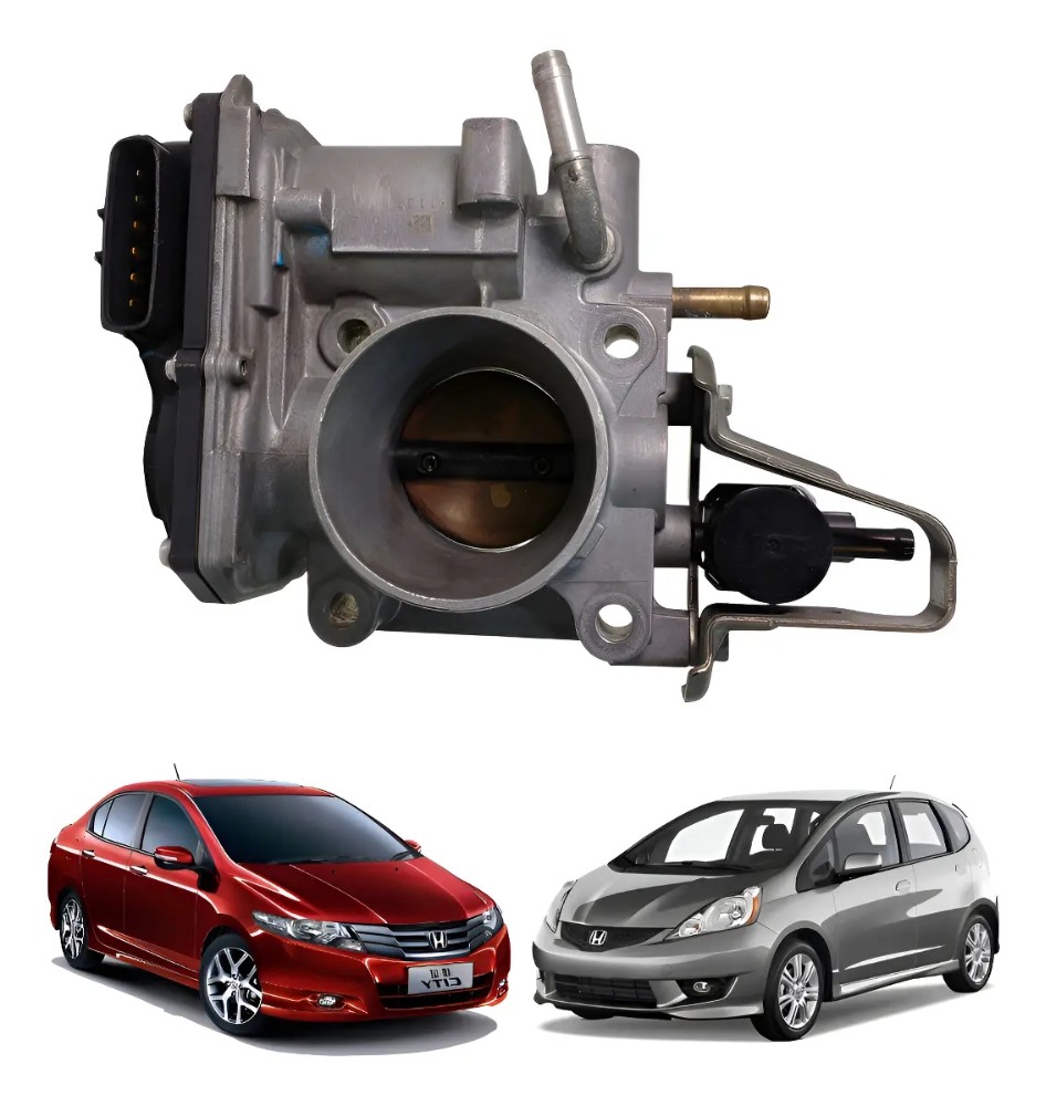 Tbi corpo borboleta honda city fit 2009 a 2014 48111