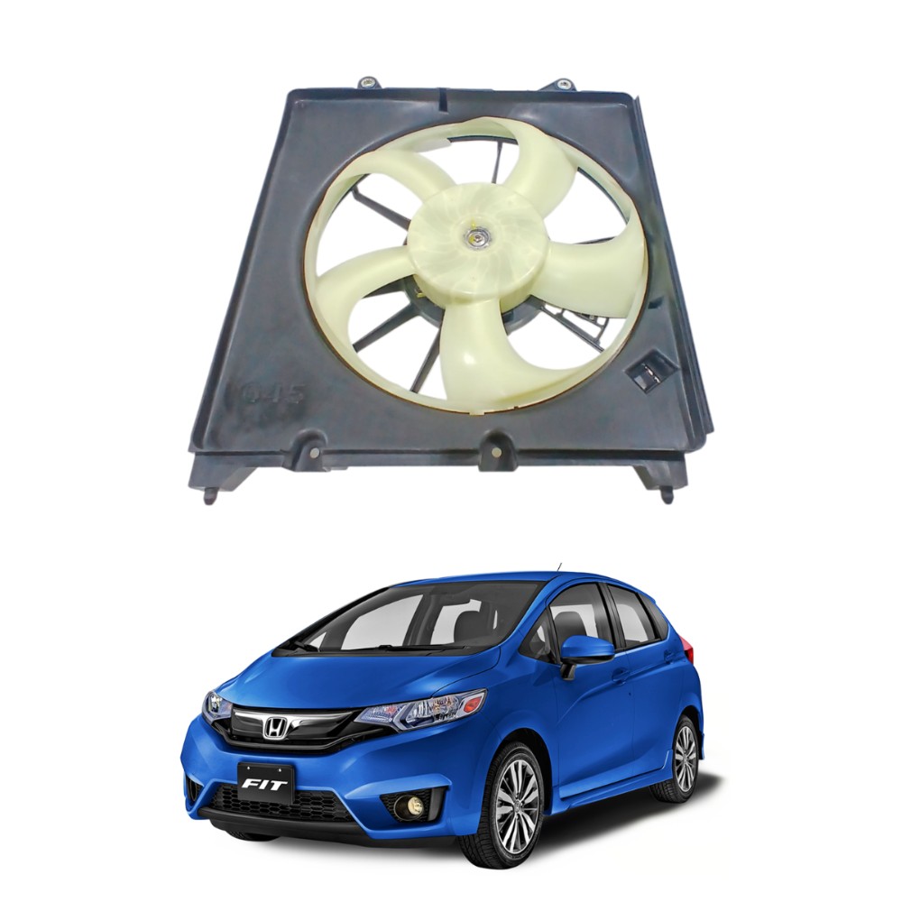 Defletor ventoinha radiador completo honda fit 2015 2021