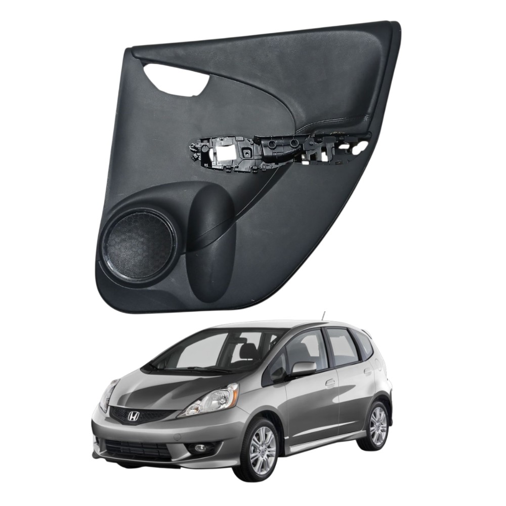 Forro porta traseira direita honda fit 2009 2014 52274