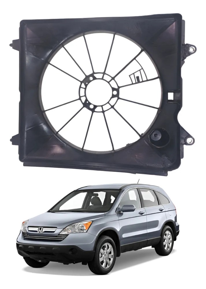Defletor radiador esquerdo honda crv 2007 2011 37520