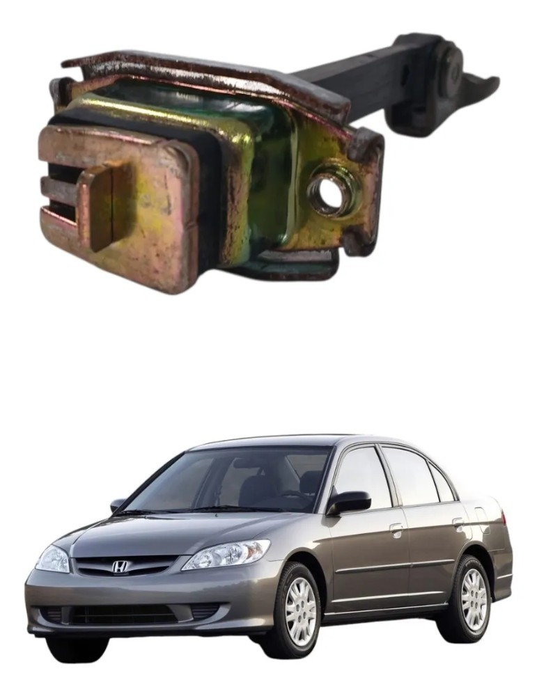 Limitador porta dianteira direita honda civic 2001 2006