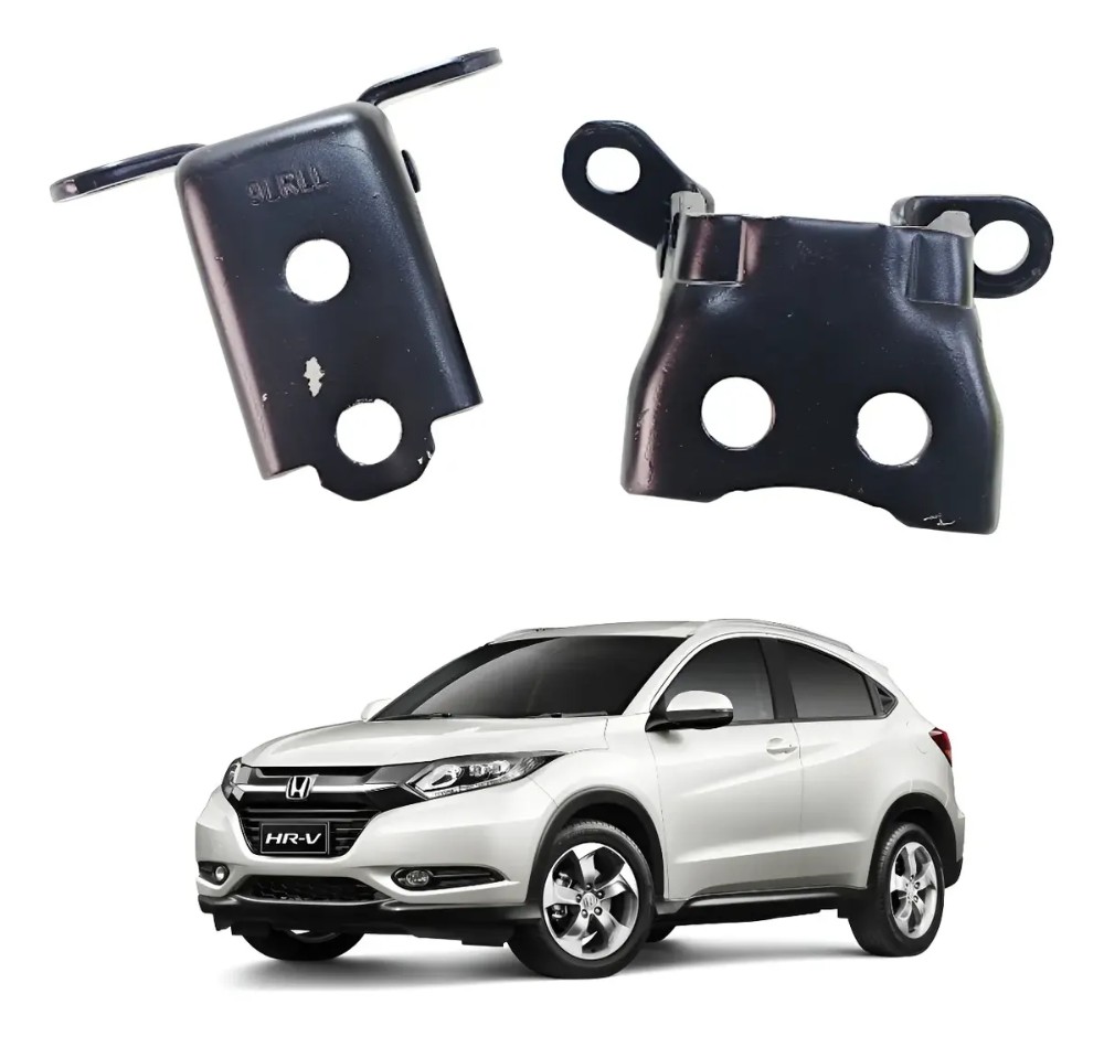 Par porta dobradiça dianteira esquerda honda hrv 2016 42109