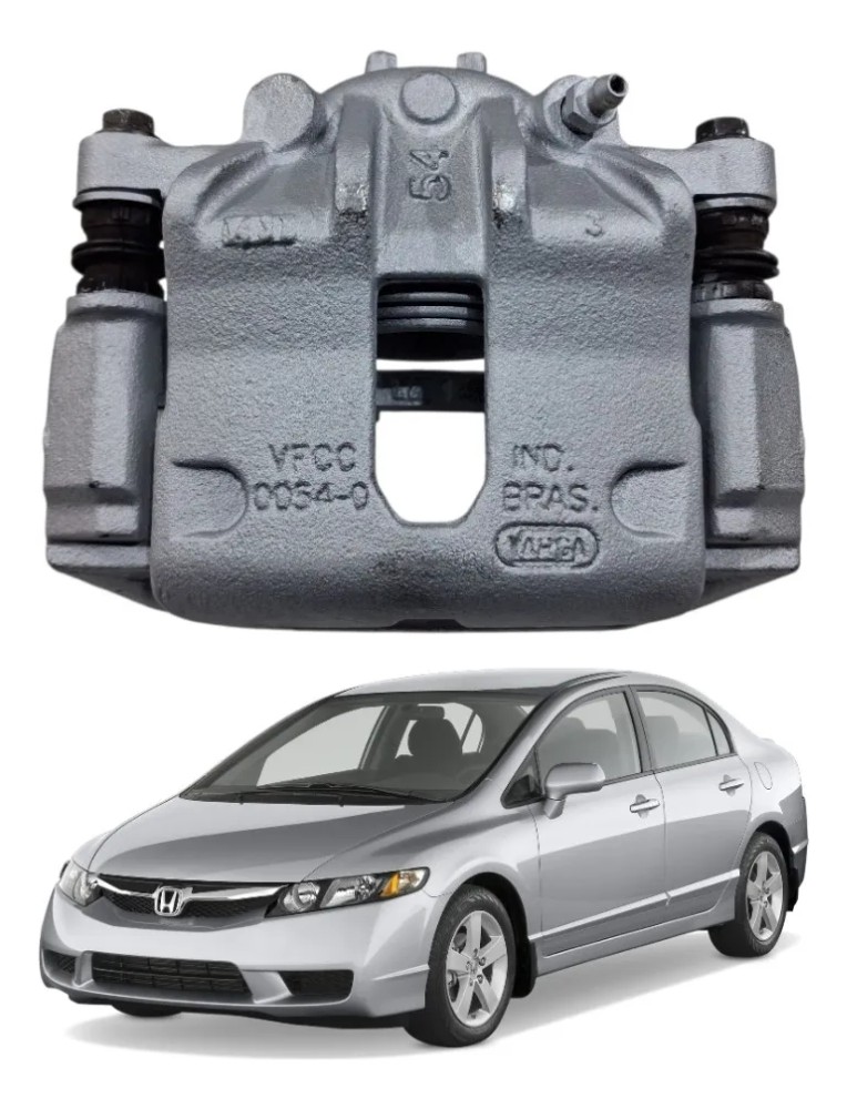 Pinça freio dianteira direita honda civic 2007 2011