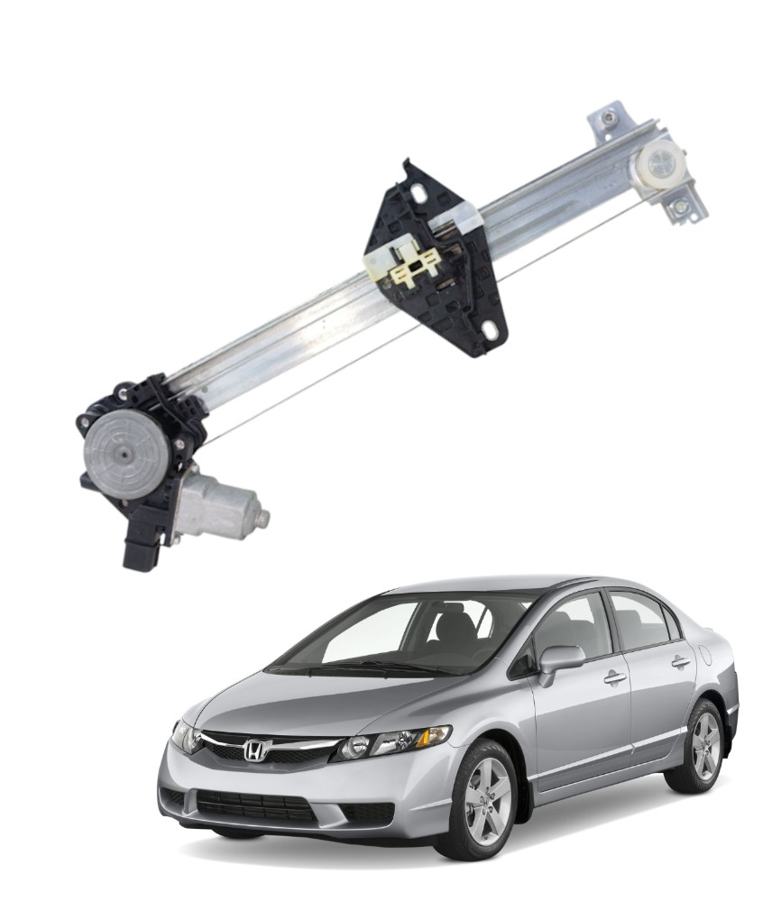 Máquina Vidro Traseira Direita Honda Civic 2007 2011 16645