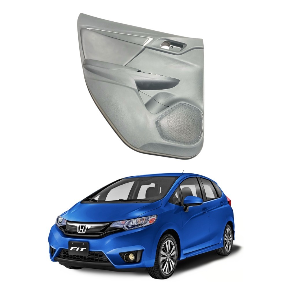 Forro porta traseira esquerda honda fit 2015 2021