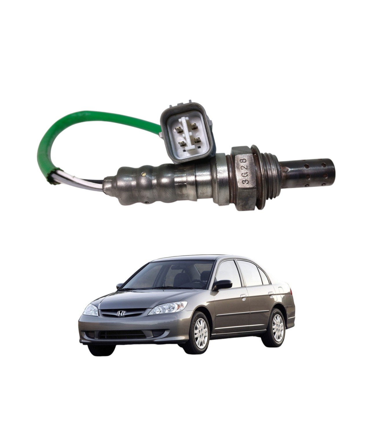 Sonda Lambda Superior Honda Civic 1.7 Lx 2001 A 2006 E3511