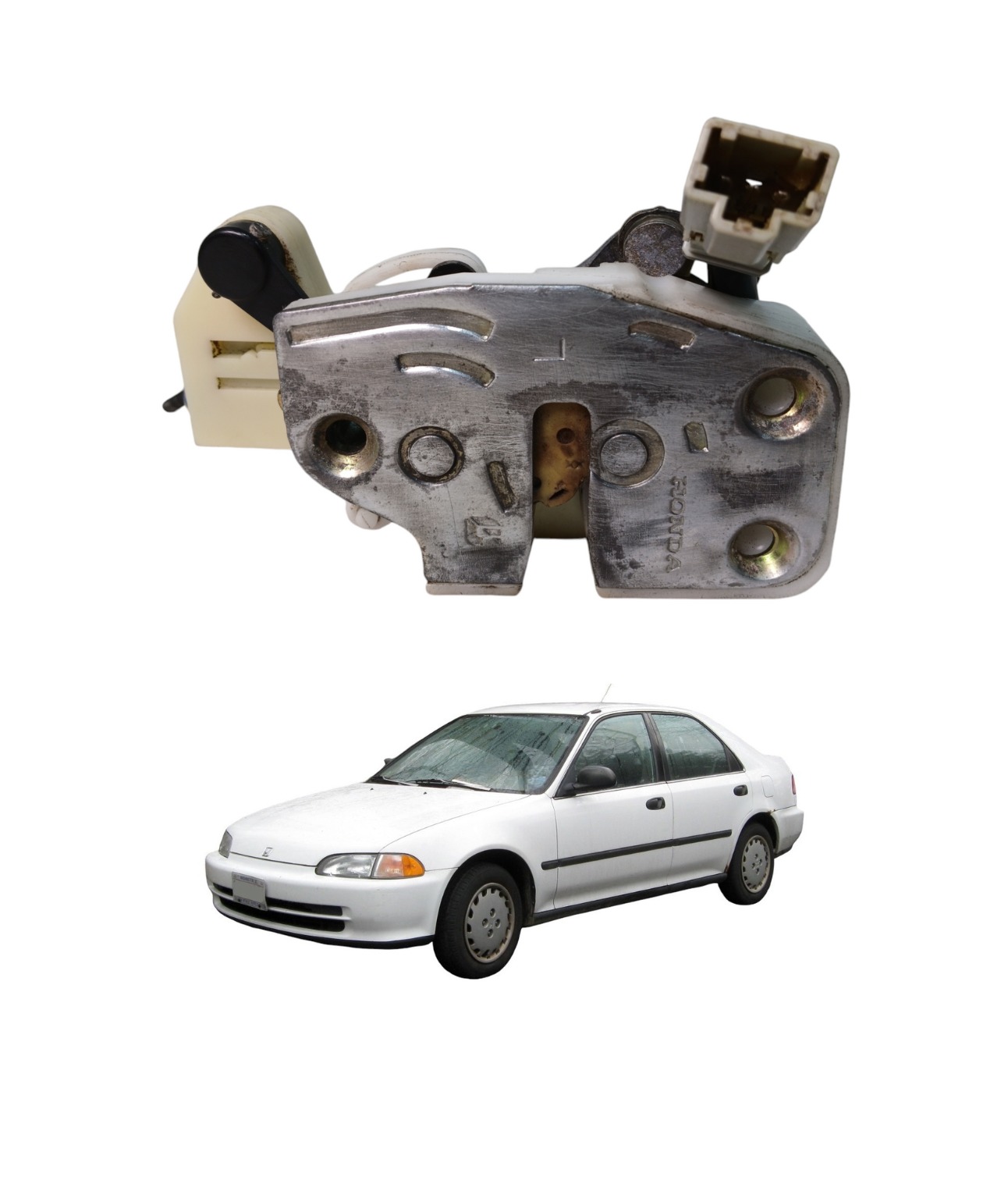 Tranca Porta Dianteira Esquerda Honda Civic 1992 A 1995