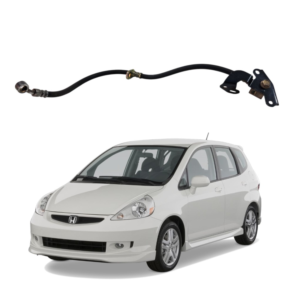 Flexível freio dianteira esquerda Honda fit 2004 2008
