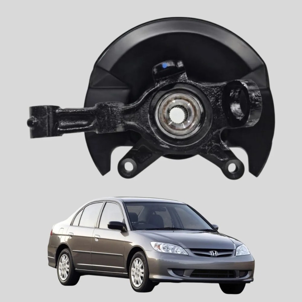 Manga eixo dianteira esquerda honda civic 2004 2006 sem abs