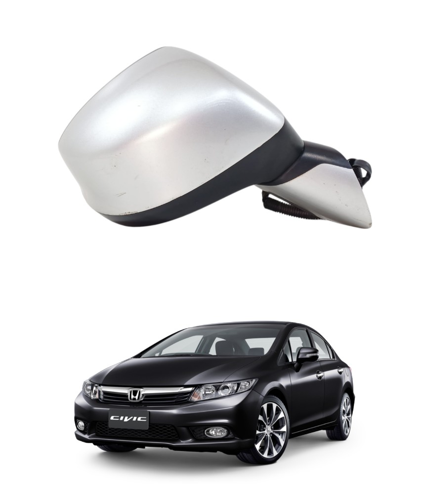 Retrovisor Lado Direito Honda Civic 2012 2013 2014 E13607