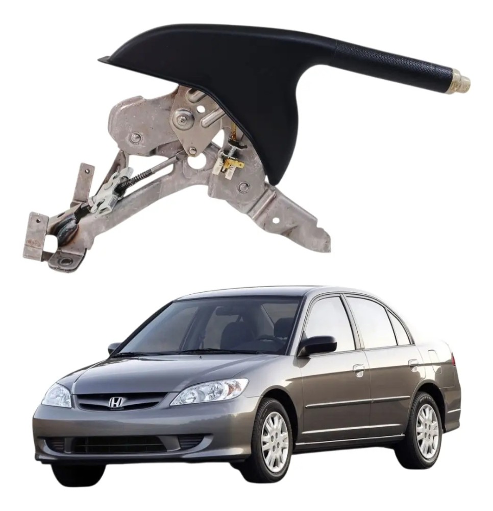 Alavanca freio mão Honda civic 2001 2006