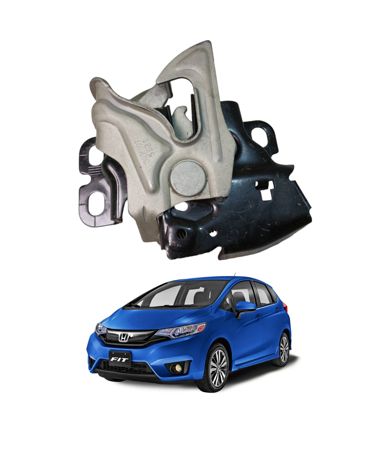 Tranca Fechadura Trava Capô Honda Fit 1.5 2015 A 2021 2957