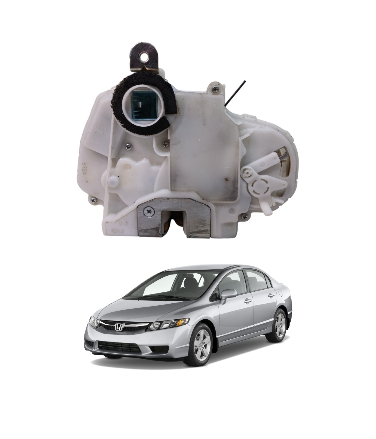 Tranca Porta Traseira Esquerda Honda Civic 2007 2011 1564