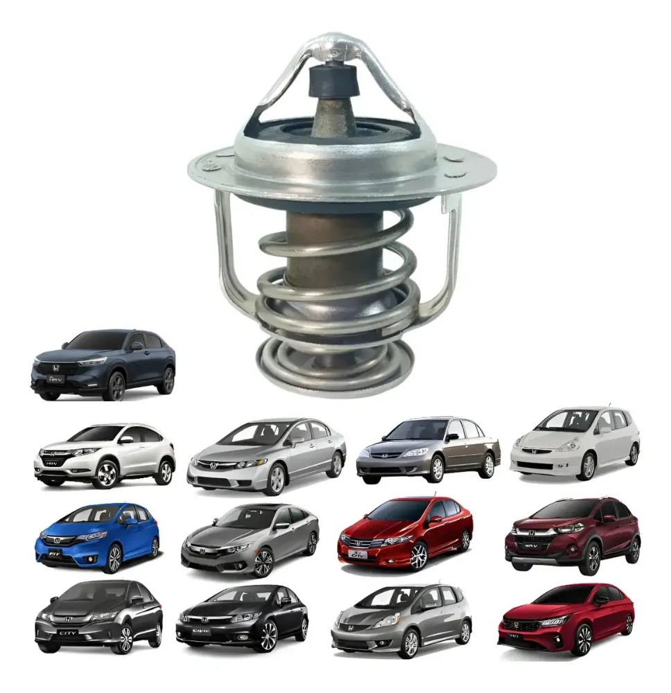 Válvula Termostática Honda Fit City Civic Hrv Wrv 2001 2024
