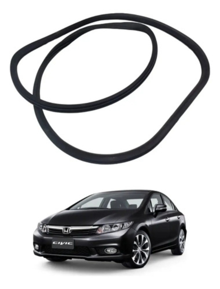 Borracha carroceria traseira esquerda honda civic 2012 2016