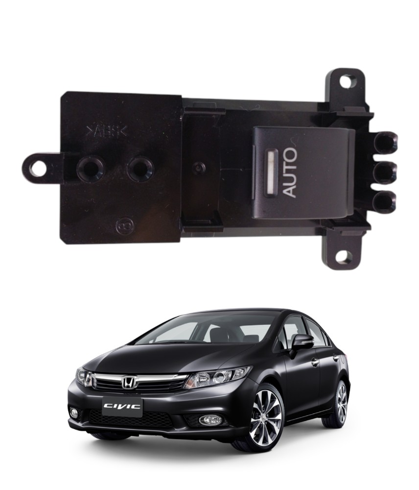 Comando Vidro Traseiro Esquerdo Honda Civic 2012 2013 E9955