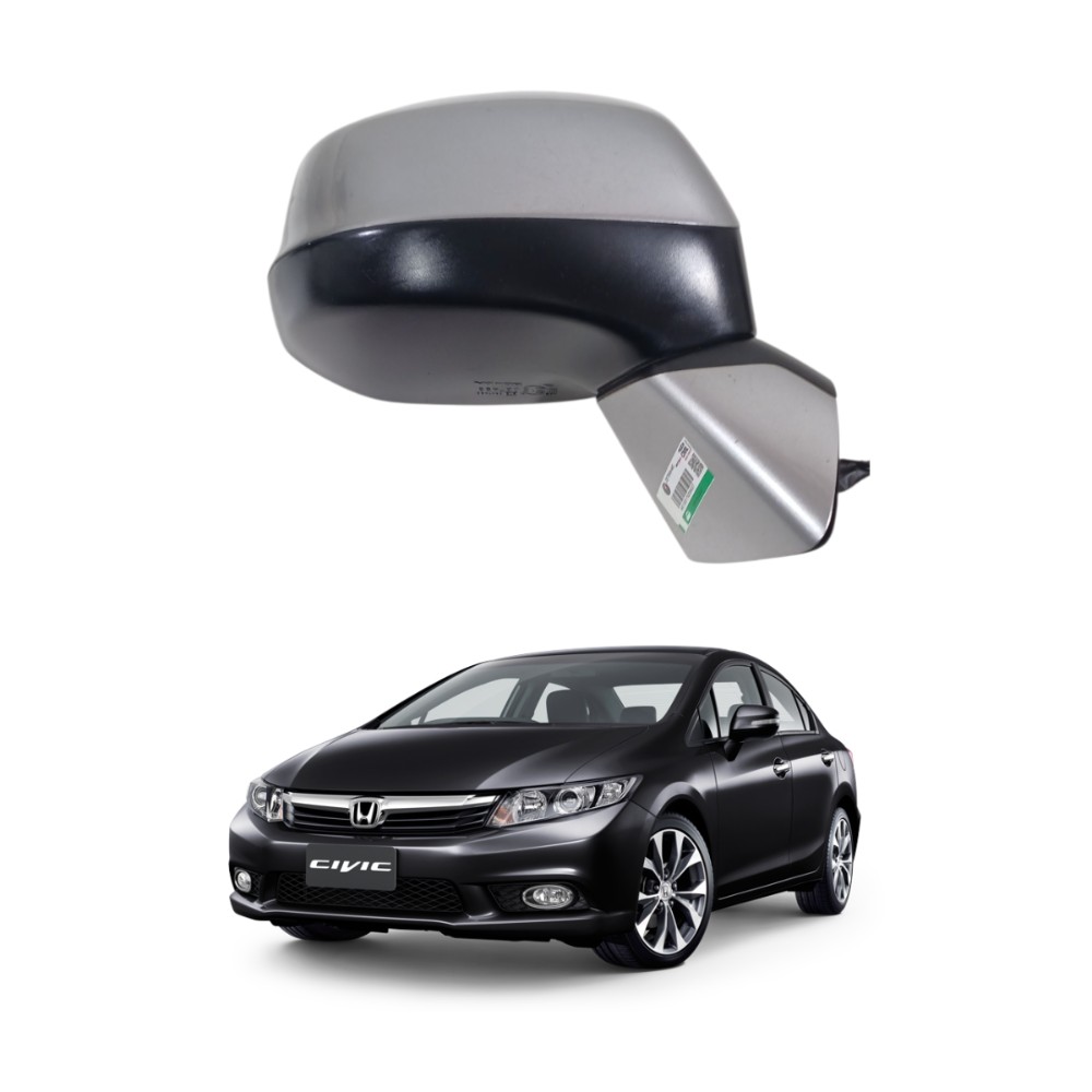 Retrovisor direito sem seta honda civic 2012 2016