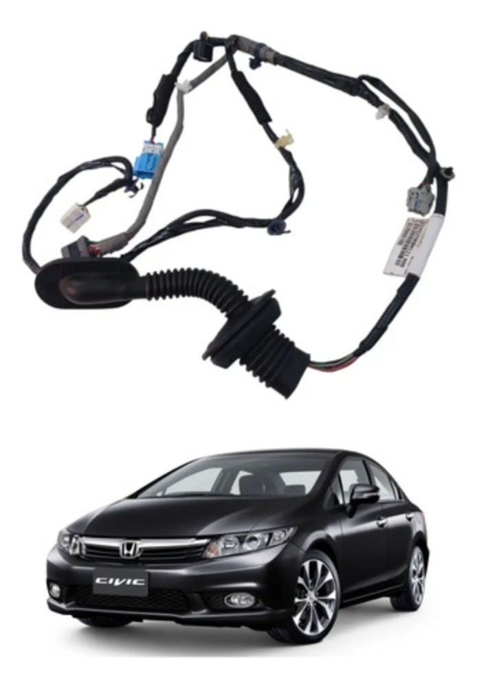 Chicote porta traseira direita honda civic 2012 2016