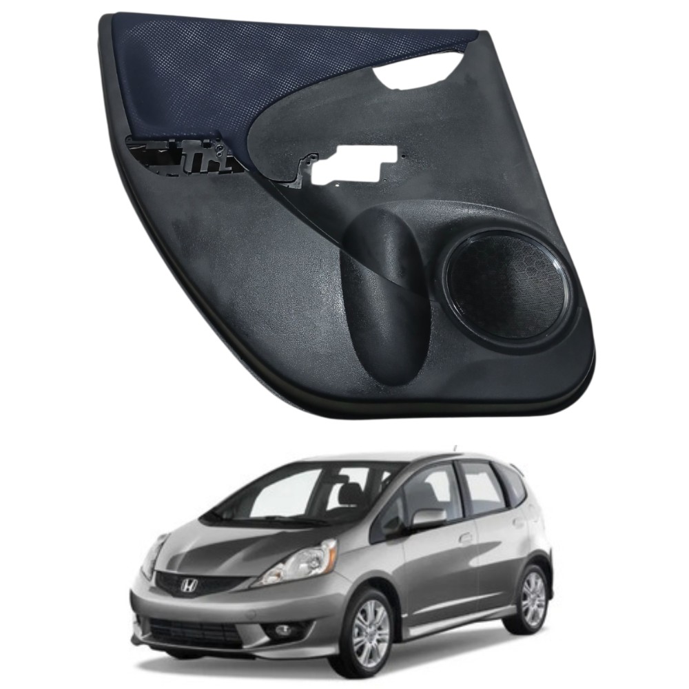 Forro porta traseira esquerda honda fit 2009 2014 52270