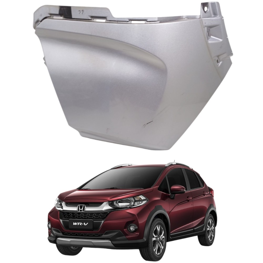 Ponteira parachoque traseira esquerda honda wrv 2017 2021