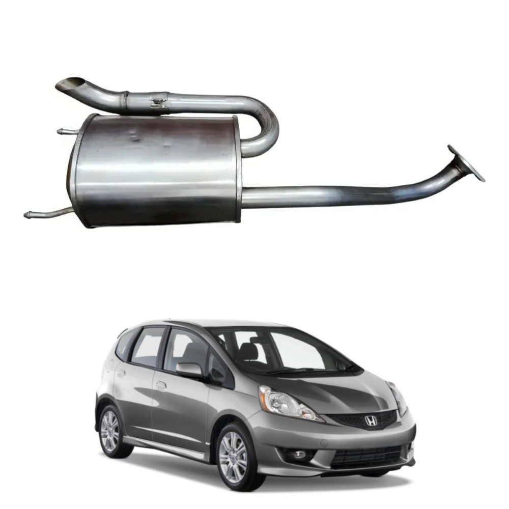 Escapamento silencioso honda fit 2009 2014 52246