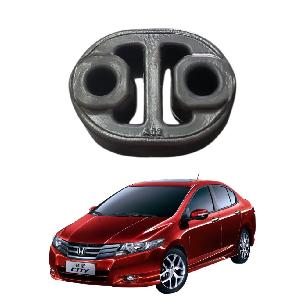 Borracha coxim escapamento Honda City 2009 2014