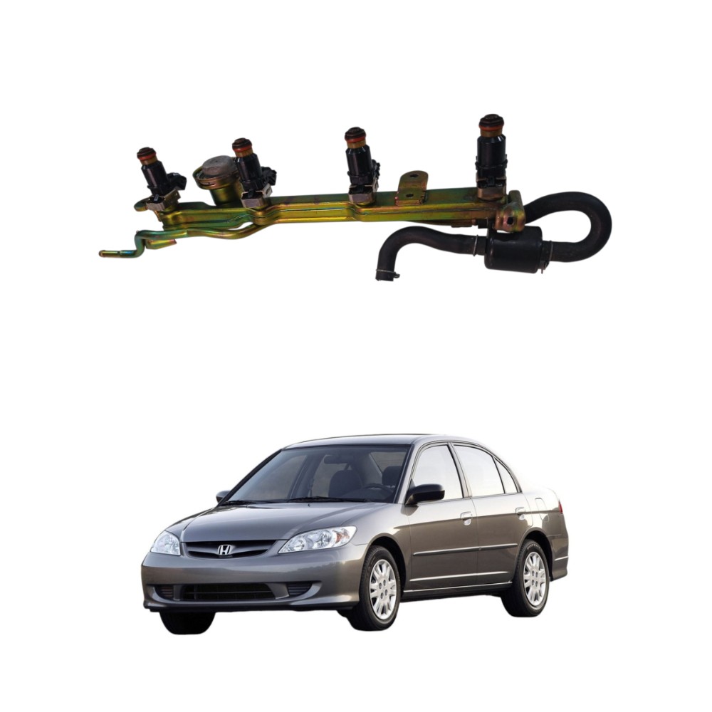 Flauta Bico Injetor Honda Civic 2001 2006