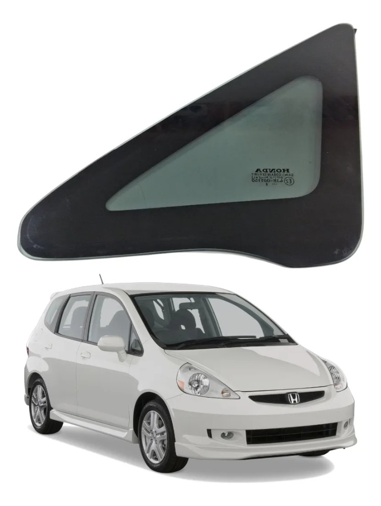 Vidro Fixo Dianteiro Esquerdo Honda Fit 2004 2008