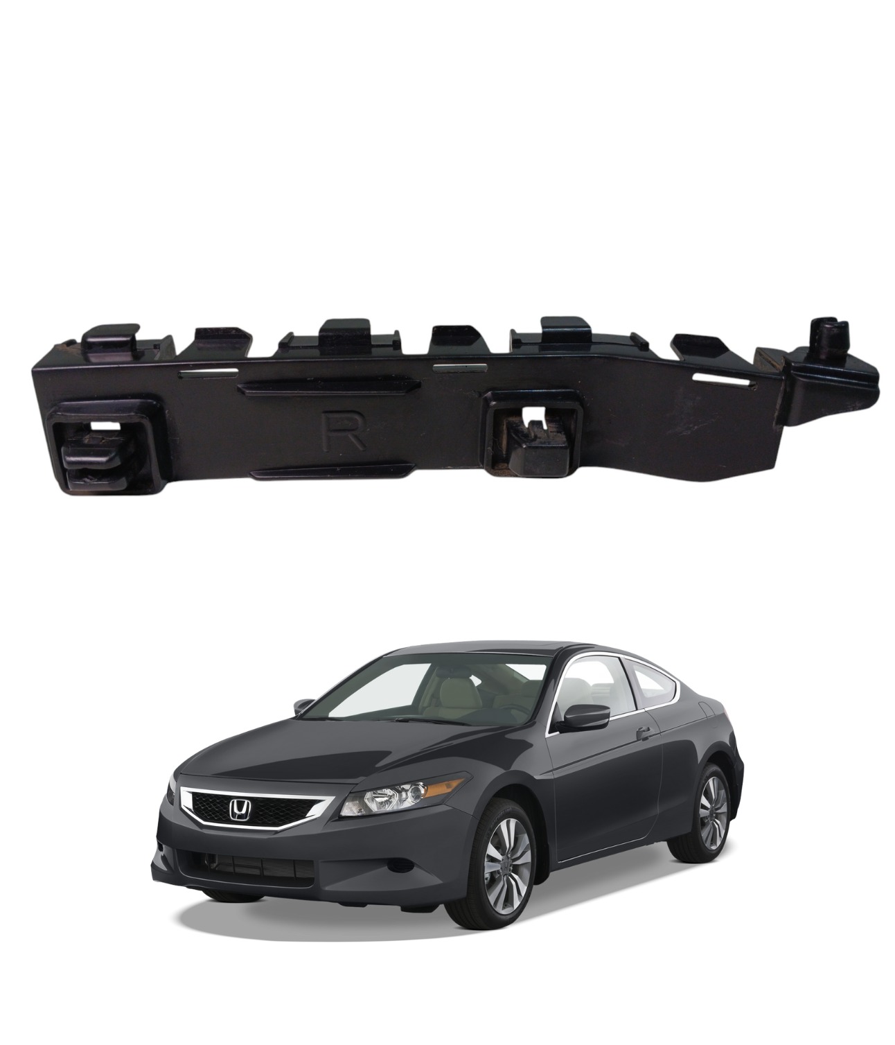 Guia Parachoque Dianteiro Direito Honda Accord V6 2009 E4924