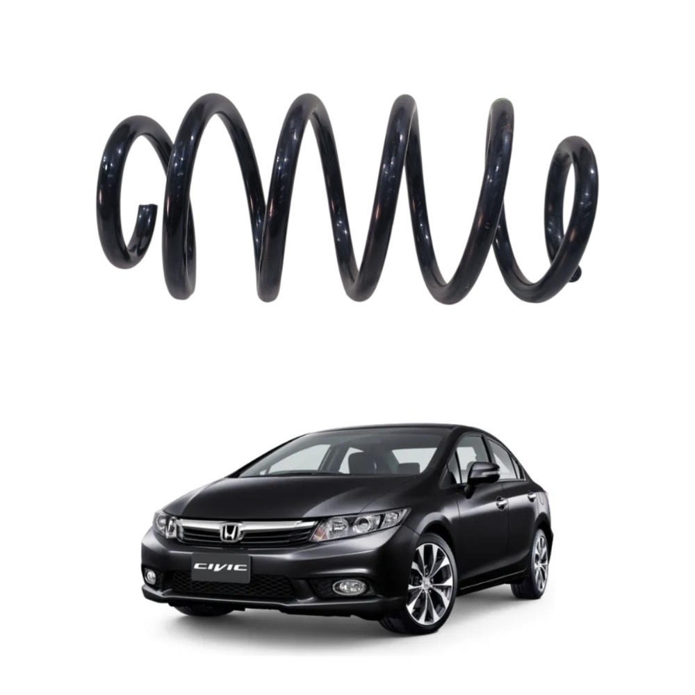 Mola amortecedor traseiro direito honda civic 2012 2016