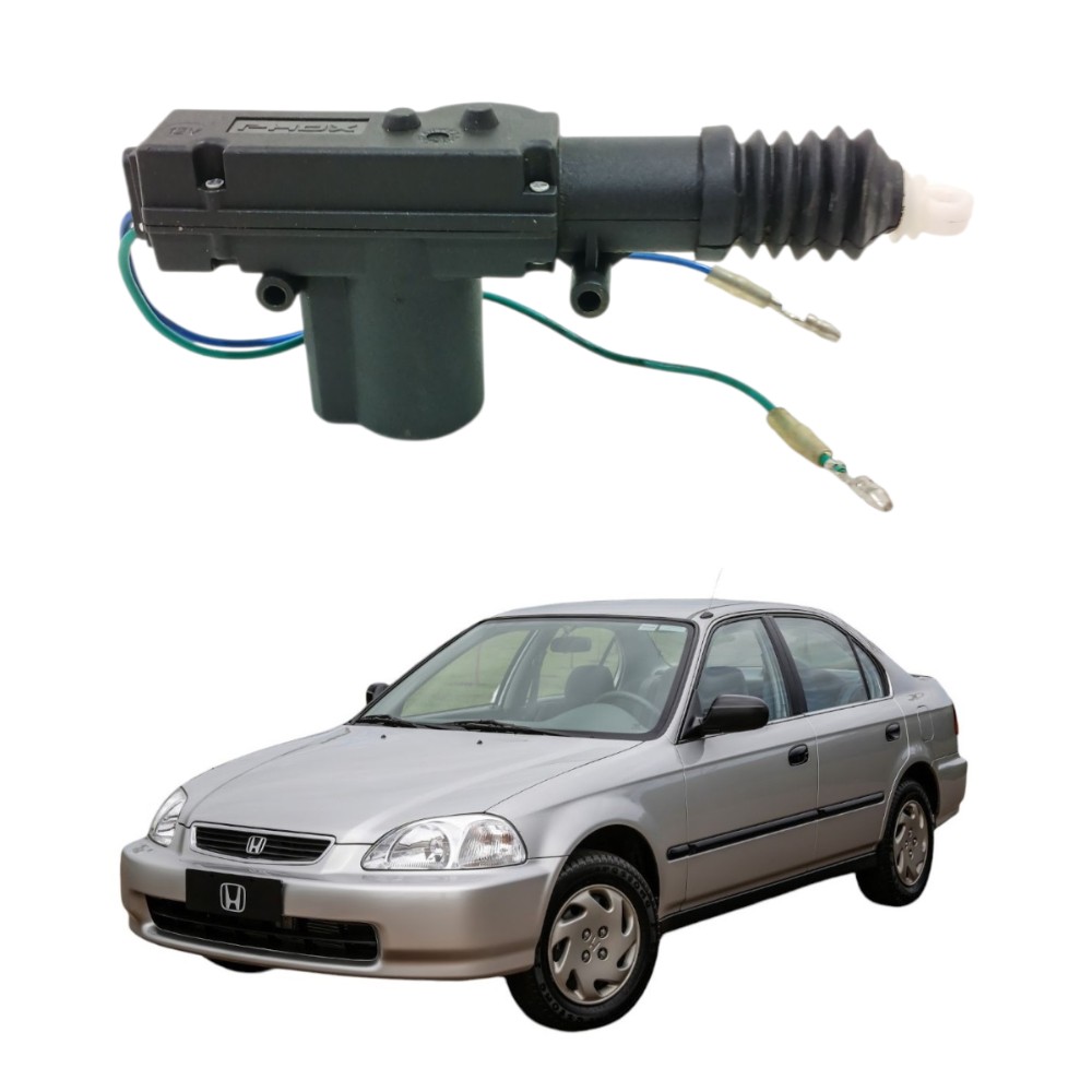Motor trava eletrica traseira 12v honda civic 1996 2000